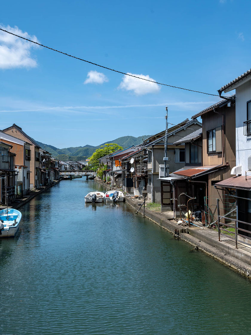 賀茂川を眺める