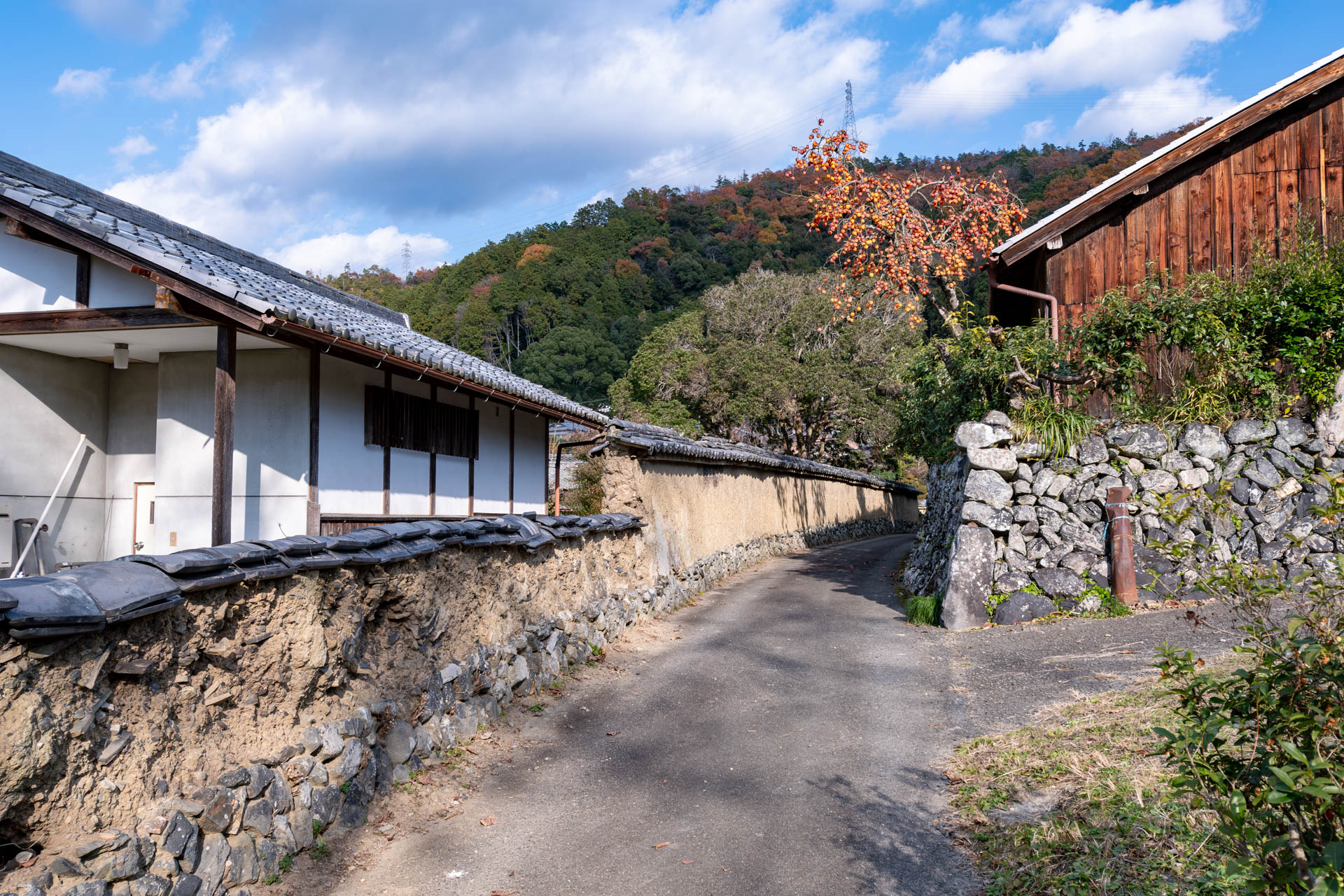 旧市街地の趣あり